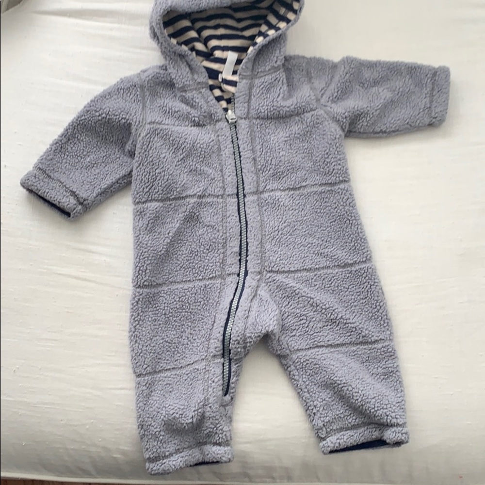 Hanna Andersson reversible sherpa one piece jacket
